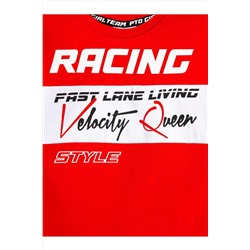 Фуфайка трикотажная для девочек (футболка) PLAYTODAY, 1243143