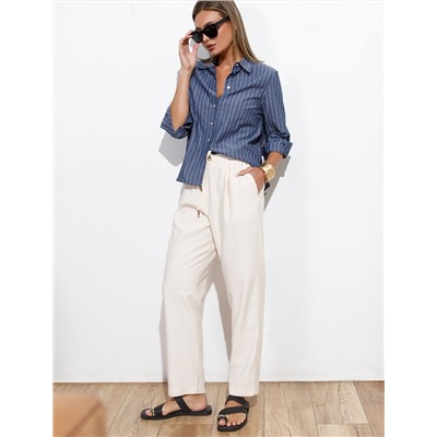 Брюки из плотного лиоцелла