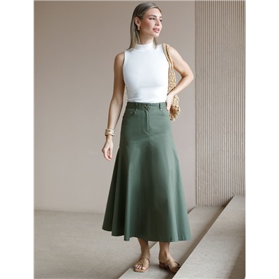 Юбка-годе из хлопка