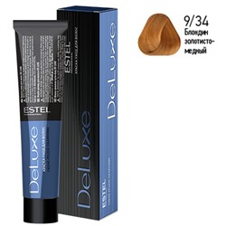 ЭстельDeLuxe Крем-краска для волос 9/34 Блондин золотисто-медный 60 мл