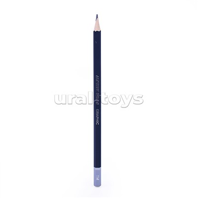 Карандаш чернографитный "Art" 12 шт в наб (2Т, Т, ТМ-2, М, 2М, 3М, 4М, 5М, 6М, 7М, 8М), шестигранный, заточенный, корпус черный с топом, в картонной коробке