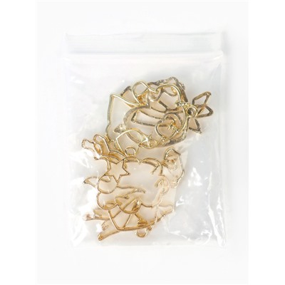 Раскрась витражики «Единороги», 5 форм, набор для творчества