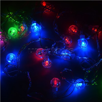 Электрогирлянда Шарик 20 ламп, цветная