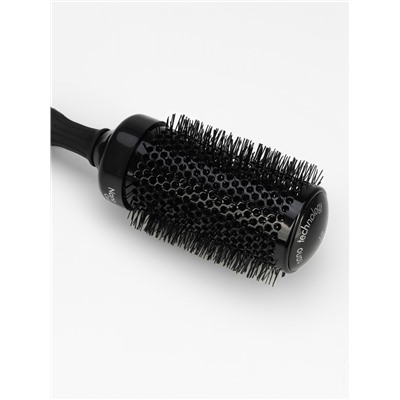 Брашинг керамический Premium, продуваемый, прорезиненная ручка, d=53/70 мм, 28.7(±1) см, чёрный