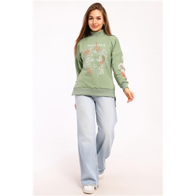 Толстовка женская 88527 (Фисташка)