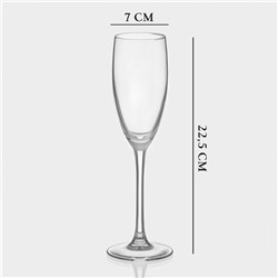 Бокал-флюте для шампанского Chef&Sommelier CABERNET, 190 мл, стекло