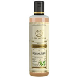 Khadi Natural Шампунь-кондиционер "Хна и Тулси" без СЛС 210 мл