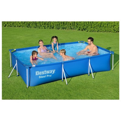 Бассейн каркасный Bestway Steel Pro, 300×201×66 см, 56404