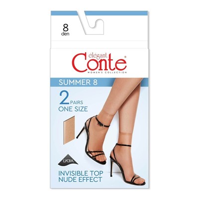 Полиамидные CONTE SUMMER 8  Носки женские