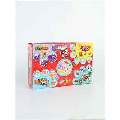 Набор «4в1 Песок+тесто+масса+шариковый пластилин» BIG CREATIVE BOX BCRB