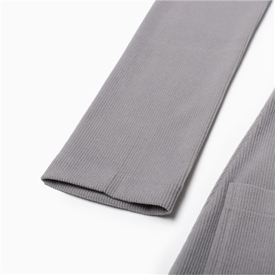 Платье с разрезами на талии миди женское MIST, размер 48, серое