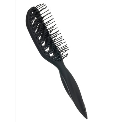 Dewal Щетка для укладки вогнутая продувная / BR69539 Black, черный 1516