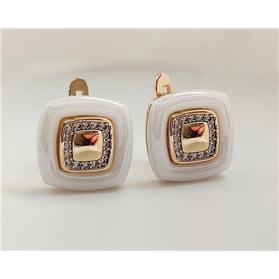 Серьги с керамикой