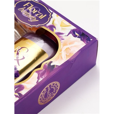 УЦЕНКА Набор гель для душа, 295 мл, роза и ирис; соль для ванны с бутонами роз, URAL LAB