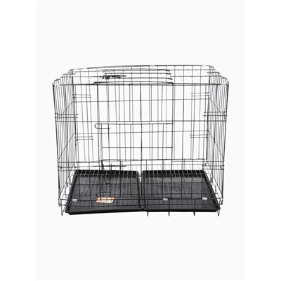 УЦЕНКА Клетка для собак 70×50×60 см, чёрная