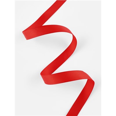 Лента репсовая, 15 мм, 23±1 м, красная №26