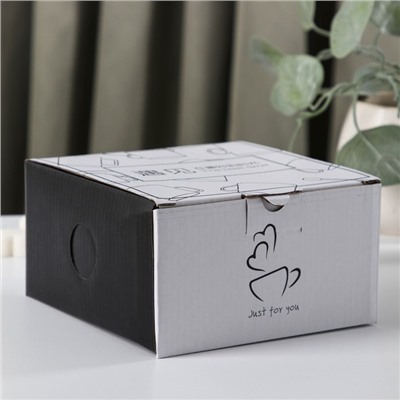 Чайная пара «Профитроль», 3 предмета: чашка 180 мл, блюдце d=13.7 см, ложка, керамика, зелёная, белая