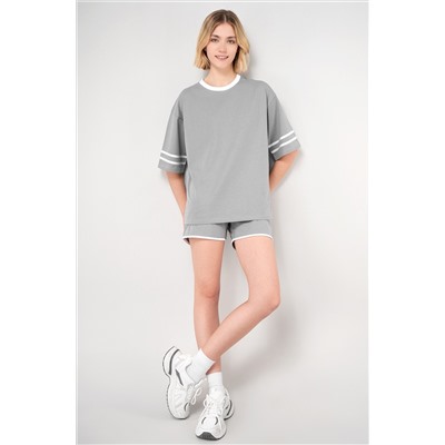 Женский костюм оверсайз из хлопка Happyfox