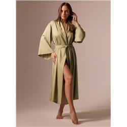 Халат домашний женский SL Modal Home, размер 44-46, зелёный