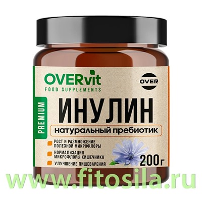 Инулин 200 грамм (OVERVIT)