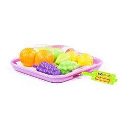 Полесье Набор продуктов №2 с посудкой и подносом (21 элемент) (в сеточке)