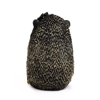 Садовая фигура из полистоуна «Ёжик с цветочным горшком», 20×17×26 см