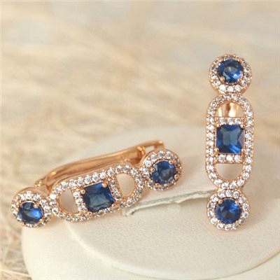 Серьги позолота H01-9538