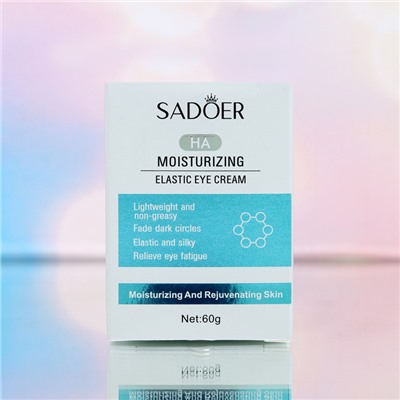Питательный крем для глаз SADOER с гиалуроновой кислотой, против отечности и морщин, 60 г