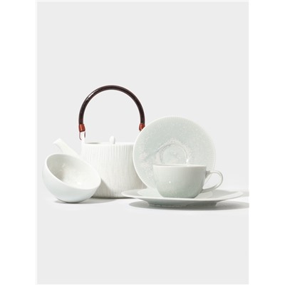 Чайник заварочный Magistro Willow, 700 мл, фарфор, голубой