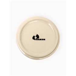 Миска керамическая «Ночные кошки» 200 мл, 10.5×4 см, красная