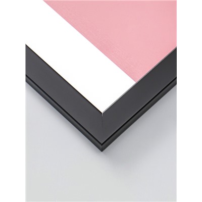 Фоторамка для фото 30×40 см Oframe, пластик, чёрный, (пластиковый экран)