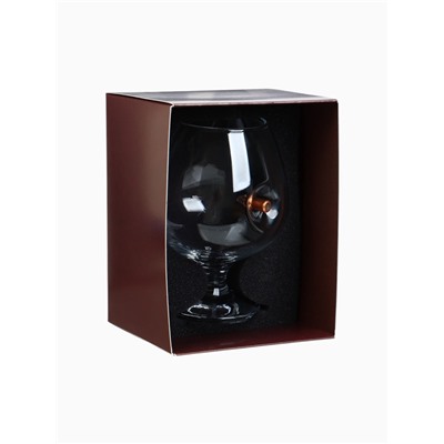 УЦЕНКА Бокал для коньяка с пулей «Непробиваемый», в коробке, 390 мл