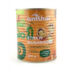 Грибы для супа Том Ям Straw Musrooms for Tom Yum 800 гр. ж/б