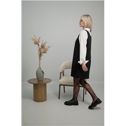 Женское офисное платье - сарафан Happyfox