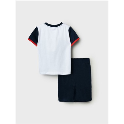 Комплект трикотажный для мальчиков: фуфайка (футболка), шорты