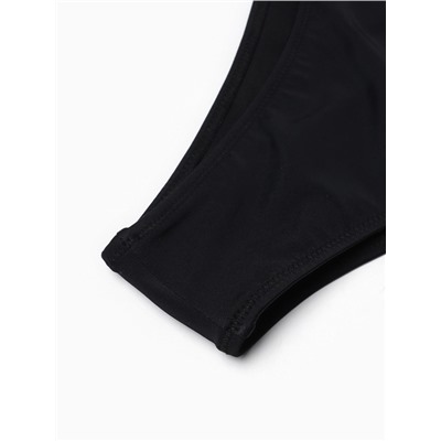 Купальник раздельный на завязках женский MINAKU, размер 42, чёрный