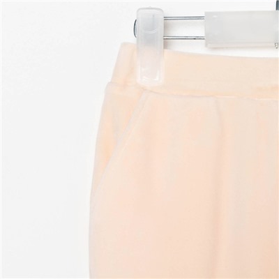Костюм детский (толстовка, брюки) KAFTAN: Soft plushy, размер 34 (122-128 см), бежевый