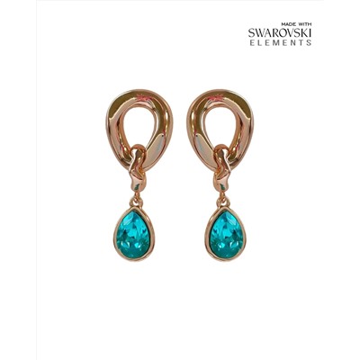 Серьги с кристаллами Swarovski