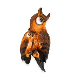 Подвесной декор из полистоуна «Две совы», 31×20×8 см