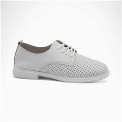 Мокасины из натуральной кожи PDXL156-1 белые