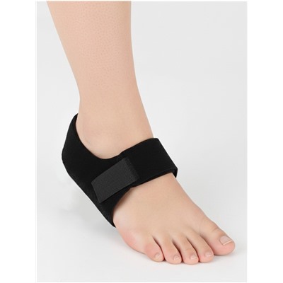 Подпяточники с силиконовой вставкой, универсальные, размер 36-46, чёрный