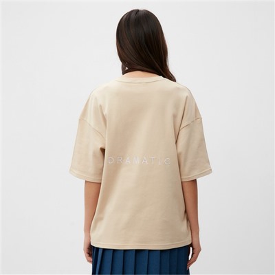Футболка женская MIST Dramatic, размер 44-46, бежевая