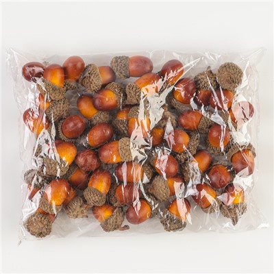 Декор «Жёлудь», набор 50 шт., размер 2.5×1.5 см