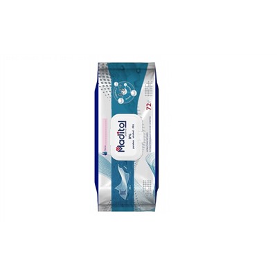 Maditol влажные салфетки антибактериальные  72шт