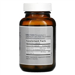 Metabolic Maintenance, Vitamin D-3 with Vitamin K2 MK-7, 25,000 IU, 60 Capsules