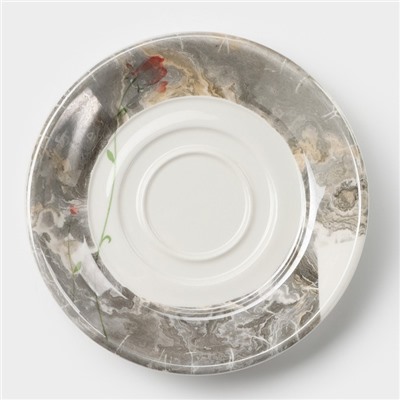 Подставка керамическая для столовых приборов «Вилка-ложка», 13.5×13.5×12.5 см