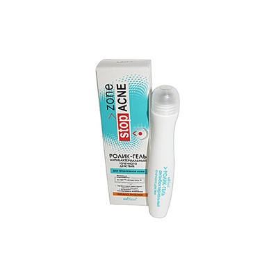 Акне ZONE STOP ACNE гель-ролик 15мл Антибактериальный /18