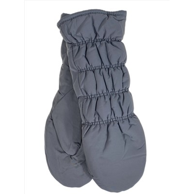 Зимние женские варежки с подкладом из искусственного меха, цвет серый