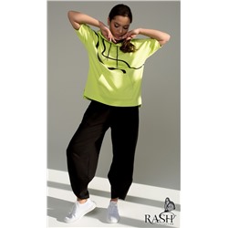 Худи "Вираж" лайм