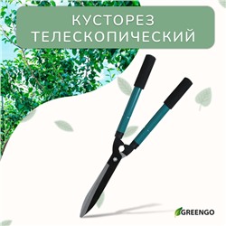 Кусторез, 22–28.5" (56–73 см), телескопический, с поролоновыми ручками, с чехлом, цвет МИКС, Greengo